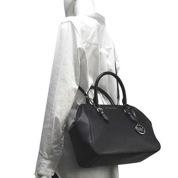 マイケルコース MICHAEL KORS アウトレット バッグ ハンドバッグ ショルダーバッグ 35T0SCFS3L CHARLOTTE シャーロット BLACK ブラック バッグ 2way ブランド 無地 本革 人気 プレゼント マイケルコース 人気 ブランド バッグ 女性 クリスマスプレゼント_5