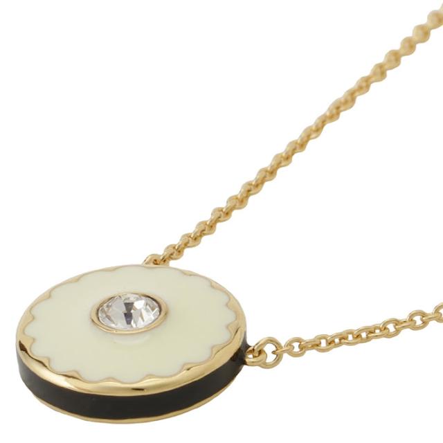 マークジェイコブス MARC JACOBS ネックレス M0017166-108 anms00180l ザ メダリオン リバーシブル ペンダント ブラック＋クリーム ペンダント ブランド おしゃれ かわいい ネックレス ブランド マーク ネックレス プレゼント 女性_1