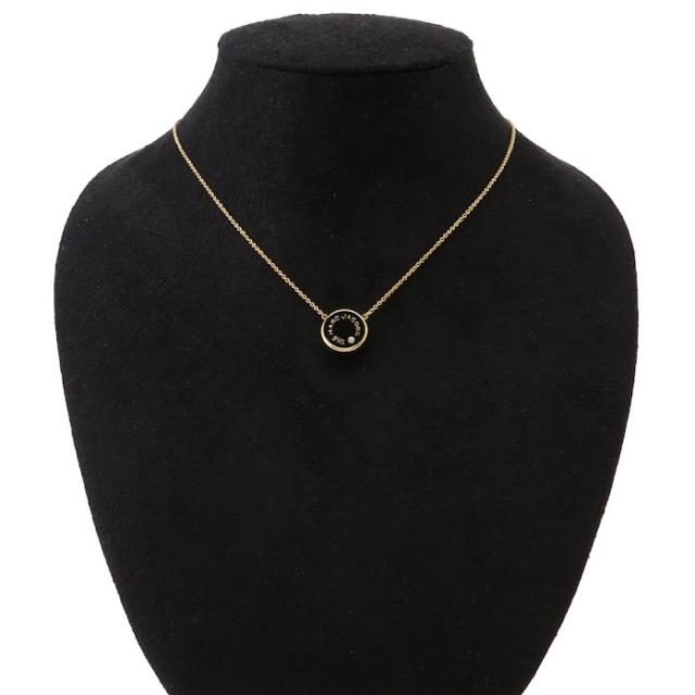 マークジェイコブス MARC JACOBS ネックレス M0017166-108 anms00180l ザ メダリオン リバーシブル ペンダント ブラック＋クリーム ペンダント ブランド おしゃれ かわいい ネックレス ブランド マーク ネックレス プレゼント 女性_4