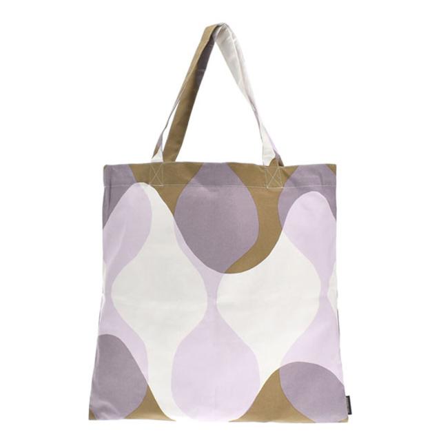 マリメッコ marimekko バッグ トートバッグ 肩掛け サブバッグ 071466 148 LOKKI PERGOLA ライトパープル+ブラウン系トート 肩がけ サブの通販は 5,900円