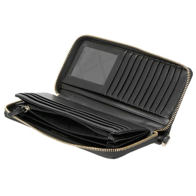 マイケルコース Michael Kors 財布 長財布 ラウンドファスナー長財布 小銭入れ付き 32S5GTVE9L 001 レディース メンズ ブラック 二つ折り_4