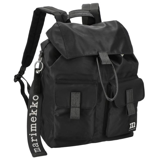 マリメッコ marimekko バックパック リュックサック ザック 091198 009 エブリシング Everything Backpack L Solid backpack ブラック 北
