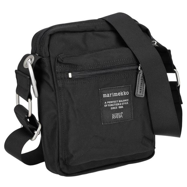 マリメッコ marimekko バッグ 斜め掛けバッグ  ショルダーバッグ 092517 999 Cash & Carry  bag ブラック 北欧 斜め掛けショルダーバッグ