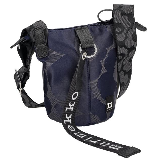 マリメッコ marimekko バッグ 斜め掛けバッグ ショルダーバッグ 092699 550 UNIKKO ネイビー+ブラック系 北欧 北欧ブランド 斜め掛けショ