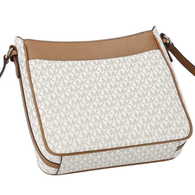 マイケルコース Michael Kors バッグ ショルダーバッグ 斜め掛けバッグ 32S1GT9C9B 149 レディース ホワイト+ブラウン 斜め掛けショルダ