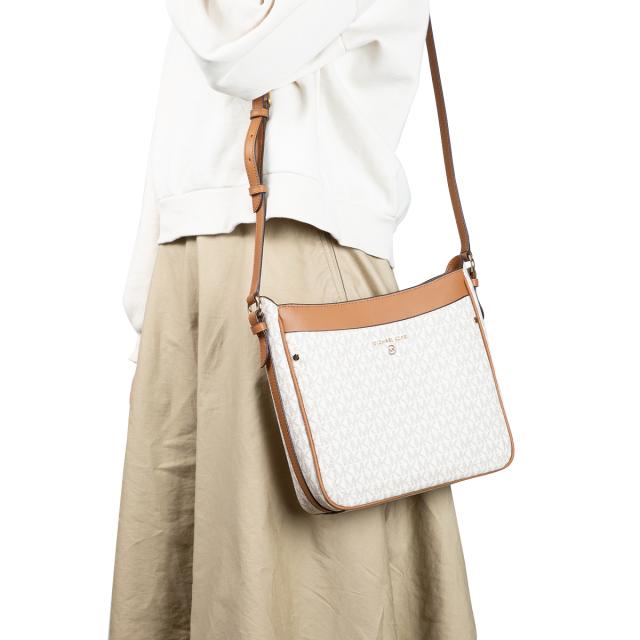 マイケルコース Michael Kors バッグ ショルダーバッグ 斜め掛けバッグ 32S1GT9C9B 149 レディース ホワイト+ブラウン 斜め掛けショルダ マイケルコース Michael Kors バッグ ショルダーバッグ 斜め掛けバッグ