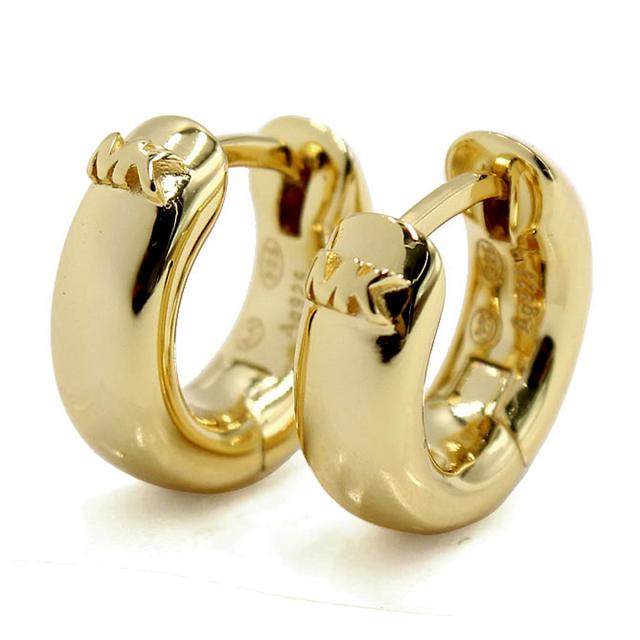 マイケルコース Michael Kors ピアス フープピアス アクセサリー MKC1599AA710 apmk00256l MKロゴ HUGGIE HOOP EARRINGS ゴールド ピアス