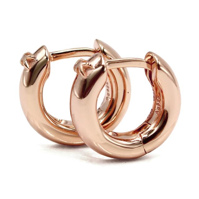 マイケルコース Michael Kors ピアス フープピアス アクセサリー MKC1599AA791 apmk00257l MKロゴ HUGGIE HOOP EARRINGS ローズゴールド_4