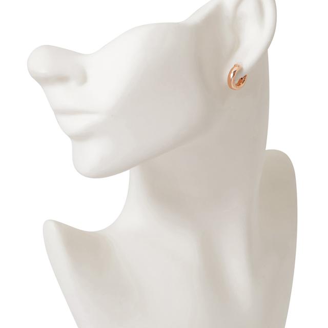 マイケルコース Michael Kors ピアス フープピアス アクセサリー MKC1599AA791 apmk00257l MKロゴ HUGGIE HOOP EARRINGS ローズゴールド_7