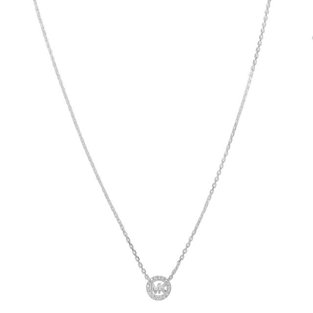 マイケルコース Michael Kors ネックレス ペンダント アクセサリー MK キュービックジルコニア MKC1726CZ040 レディース シルバー ネック