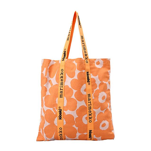 マリメッコ marimekko バッグ トートバッグ エコバッグ ブックバッグ 091995 238 IGELIN UNIKKO TOTE BAG オレンジ系 トート 人気 ブラン