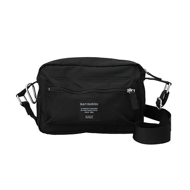 マリメッコ marimekko バッグ ショルダーバッグ 肩掛けバッグ 斜めがけバッグ 092519 999 MY THINGS レディース メンズ ブラック 斜め掛