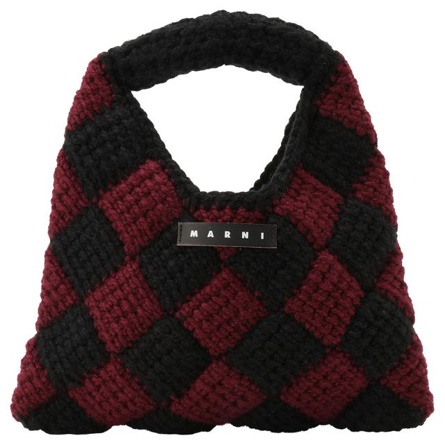 マルニ MARNI ダイアモンドクロシェ かぎ針編み ハンドバッグ ミニトート M00995 M00RP 0MC07 bbmn00111l DIAMOND CROCHET ハンドバッグ