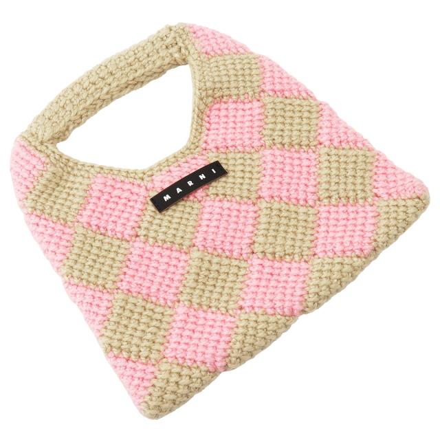 マルニ MARNI ダイアモンドクロシェ かぎ針編み ハンドバッグ ミニトート M00995 M00RP 0MC10 bbmn00114l DIAMOND CROCHET ハンドバッグ_3