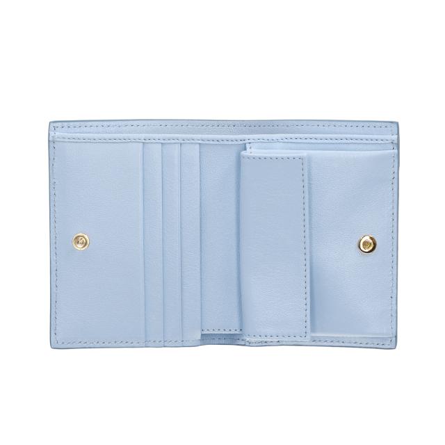 マルニ MARNI 財布 二つ折り財布 折りたたみ財布 小銭入れ付き PFMO0055U1 P2644 Z639B バイカラー レディース ライトブルー+パープル 財_3