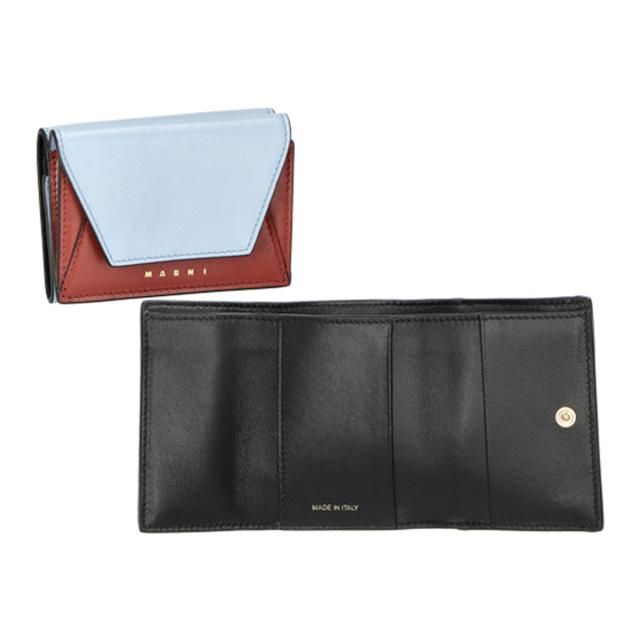 マルニ MARNI 財布 三つ折り財布 折りたたみ財布 小銭入れ付き PFMO0056U1 P2644 ZO612 レディース ミニ財布 使いやすい 小さめ プレゼン_1