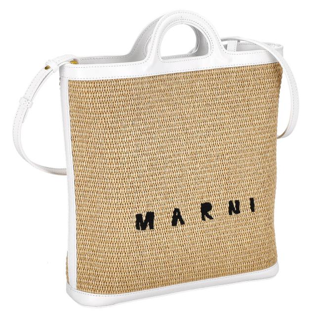 マルニ MARNI バッグ 2WAY ハンドバッグ ショルダーバッグ 肩掛けバッグ 斜めがけバッグ SBMP0179Q0 P3860 Z0T01 かごバッグ 編みバッグ