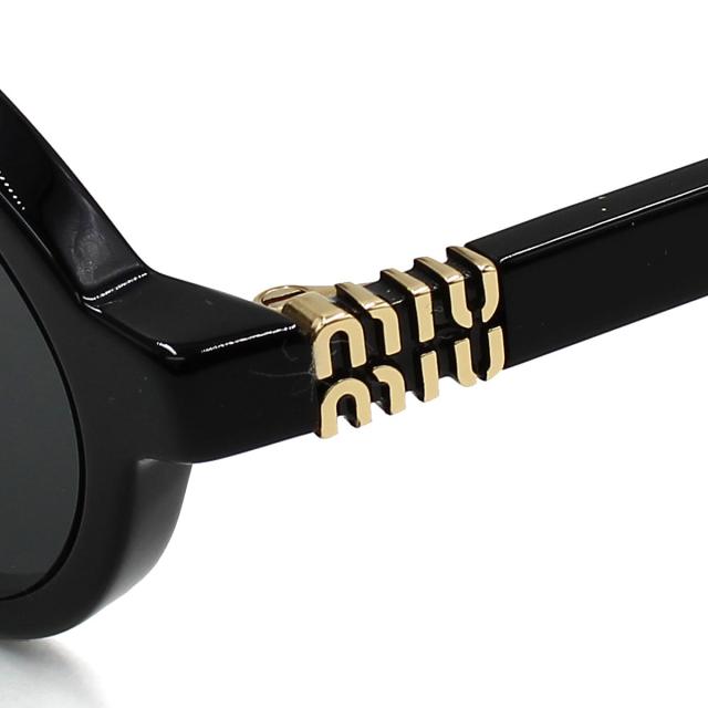 ミュウミュウ MIU MIU サングラス アジアンフィット UVカット アイウェア オーバル 0MU 04ZSF 1AB5S0 50 レディース 紫外線対策 サングラ_3