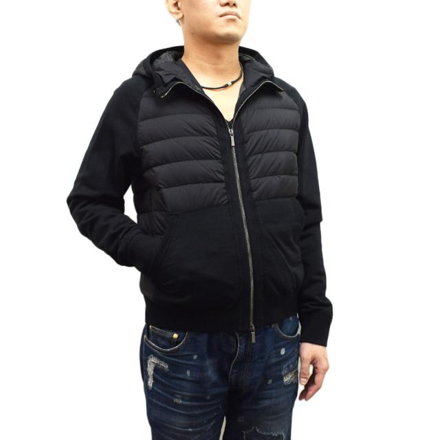 ムーレー MooRER アウター ダウンジャケット ダウンパーカー CHIRICO-S3F NERO メンズ ブラック ブランド おしゃれ ジャケット 人気 プレ