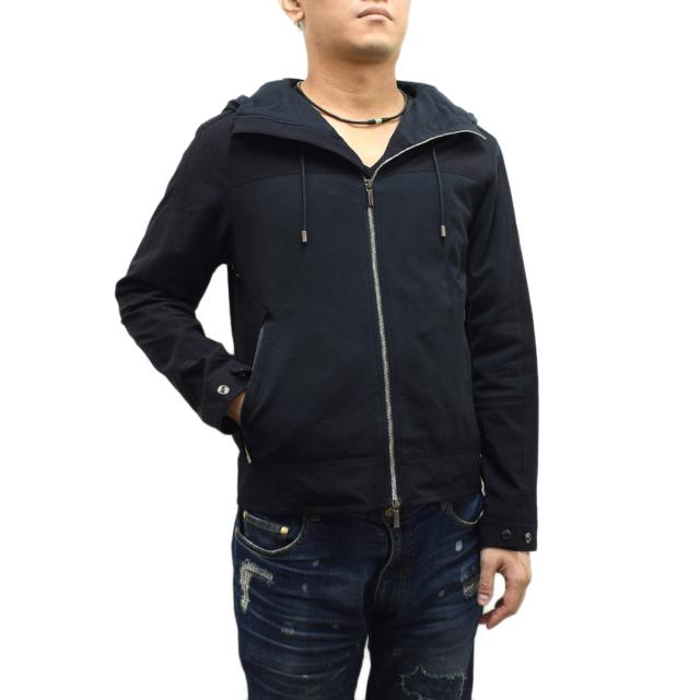 ムーレー MooRER アウター ボンバージャケット ISOZAKI-KNF DARK BLUE メンズ ダークブルー ブランド おしゃれ ジャケット 人気 プレゼン