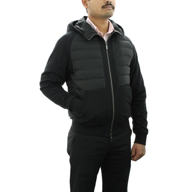 ムーレー MooRER アウター VERUCCI-S3F NERO ヴェルッチ ブルゾン パーカー ダウンジャケット アウター メンズ ブラック ブランド おしゃ