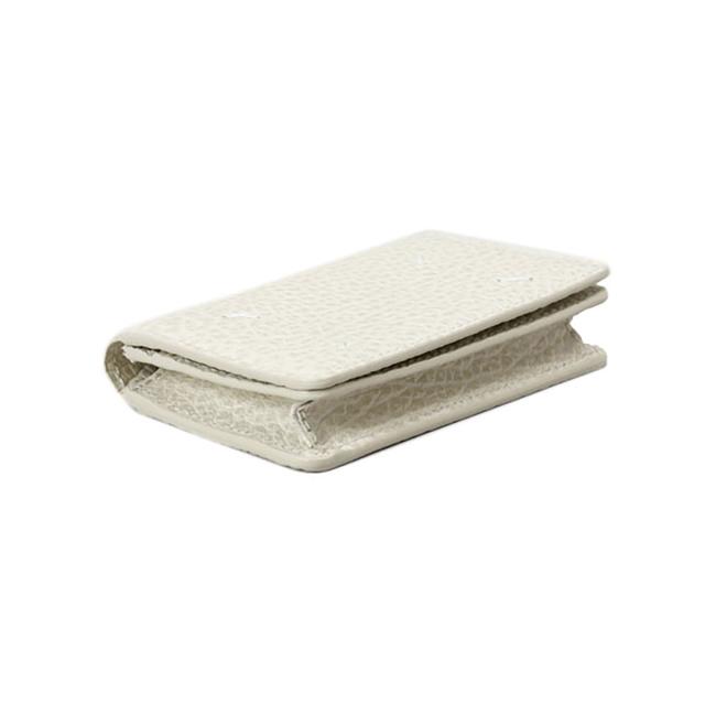 メゾンマルジェラ Maison Margiela カードケース 名刺入れ SA3VX0008 P4455 H9677 CARD HOLDER CLIP 2 メンズ ライトグレー 本革 レザー_2