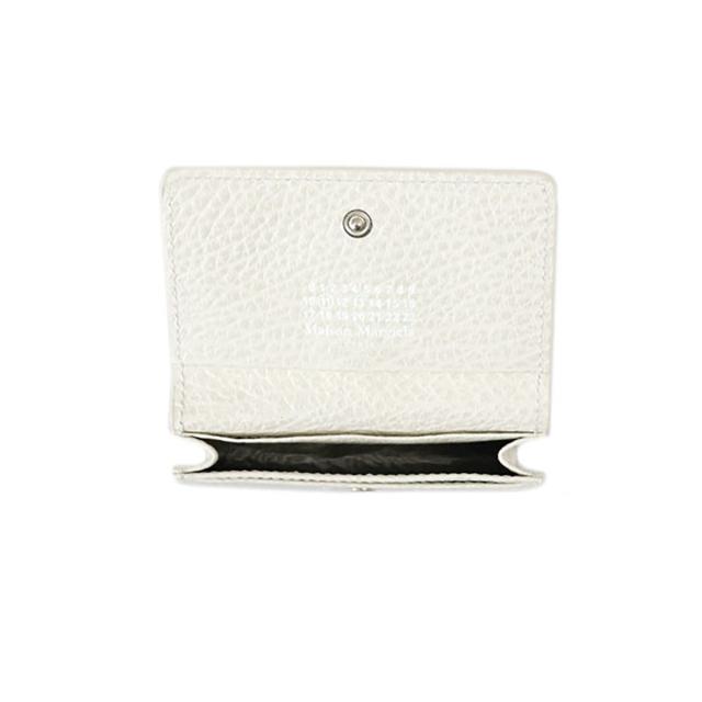 メゾンマルジェラ Maison Margiela カードケース 名刺入れ SA3VX0008 P4455 H9677 CARD HOLDER CLIP 2 メンズ ライトグレー 本革 レザー_4