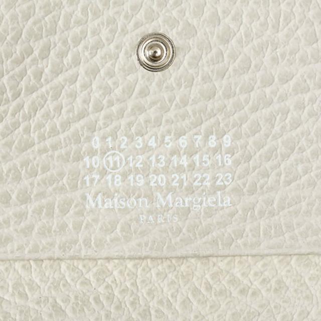 メゾンマルジェラ Maison Margiela カードケース 名刺入れ SA3VX0008 P4455 H9677 CARD HOLDER CLIP 2 メンズ ライトグレー 本革 レザー_5