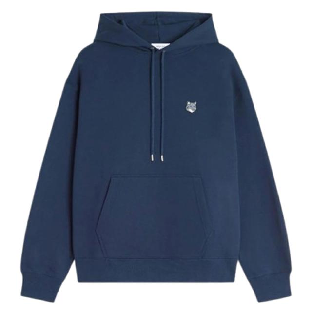 メゾンキツネ MAISON KITSUNE パーカー グレイ フォックスヘッド コンフォート フーディー スウェット PM00703KM0341 0413 メンズ ブラン