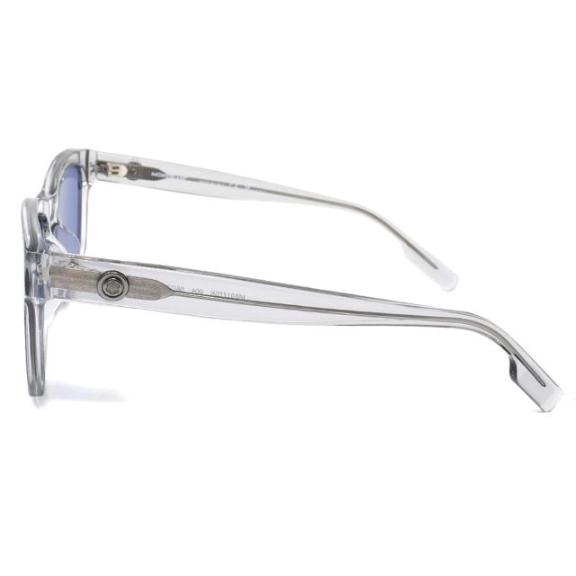 モンブラン MONTBLANC サングラス アジアンフィット MB0177SK 004 メンズ レディース グレー(クリア)+ブルー紫外線対策 サングラス ブラ モンブラン MONTBLANC サングラス アジアンフィット MB0177SK 004