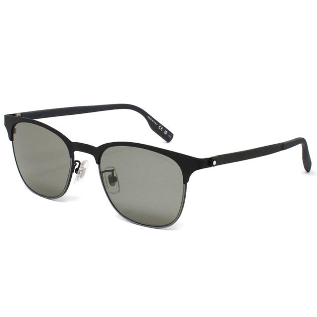 モンブラン MONTBLANC サングラス スマート MB0183S 002 メンズ レディース ブラック+グレー紫外線対策 サングラス ブランド 人気 プレゼ