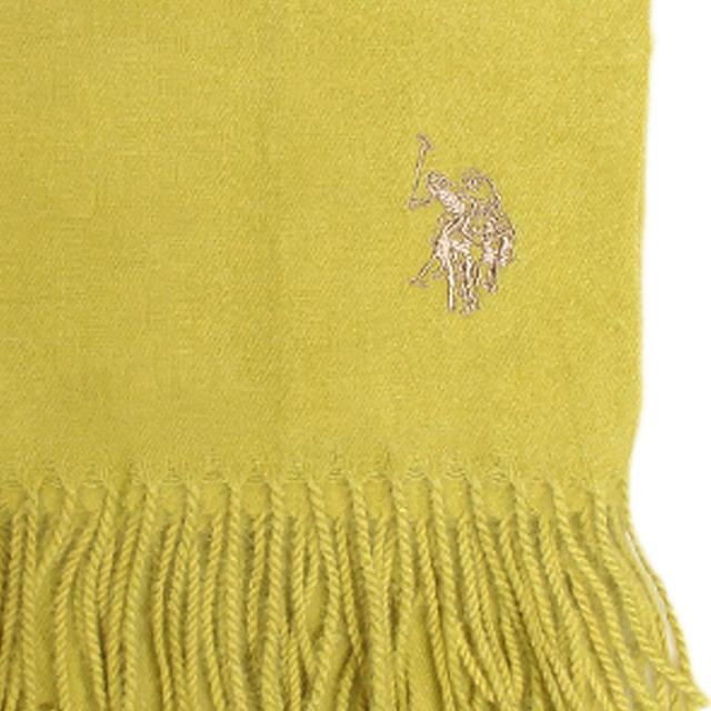 ユーエスポロ アッスン U.S.POLO ASSN マフラー 大判 ストール 325050-GREEN メンズ レディース ピスタチオグリーン マフラー ブランド