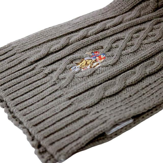 ユーエスポロ アッスン U.S.POLO ASSN マフラー ストール 447160-CHACOAL レディース メンズ チャコールグレー マフラー ブランド 防寒