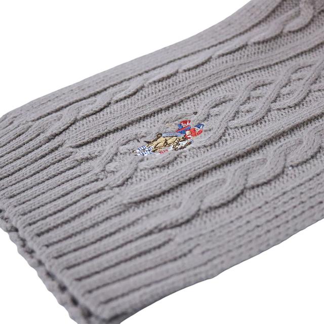 ユーエスポロ アッスン U.S.POLO ASSN マフラー ストール 447165-LIGHTGRAY レディース メンズ ライトグレー マフラー ブランド 防寒 人