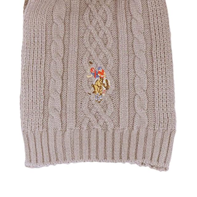 ユーエスポロ アッスン U.S.POLO ASSN マフラー ストール 447463-BEIGE レディース メンズ ベージュ マフラー ブランド 防寒 人気 贈り物