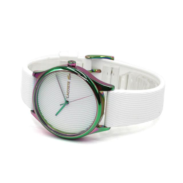 ラコステ LACOSTE 腕時計 FALDA 2001353 クオーツ レディース腕時計 アナログ表示 日常生活防水 時計 ホワイト+虹色 腕時計 時計 ブラン_4