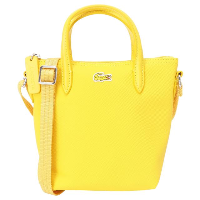 ラコステ LACOSTE バッグ 斜め掛けバッグ ショルダーバッグ ミニトート NF2609 L36 bblt00012l L.12.12 CONCEPT イエロー lacoste 斜め掛