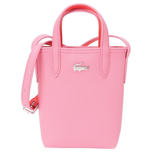 ラコステ LACOSTE バッグ 斜め掛けバッグ ショルダーバッグ ポシェット NF3866 L45 bblt00016l アンナ プチピケ ワニロゴ ピンク lacoste
