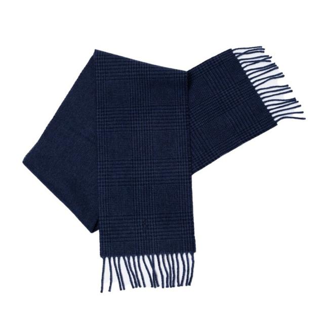 ラルフローレン Ralph Lauren ポロラルフローレン マフラー 449853952 001 REVERSIBLE GENTS SCARF NAVY PLAID ネイビー系 ポロ ラルフ リバーシブル ブランド クリスマスプレゼント ラルフローレン マフラー ブランド クリスマスプレゼント