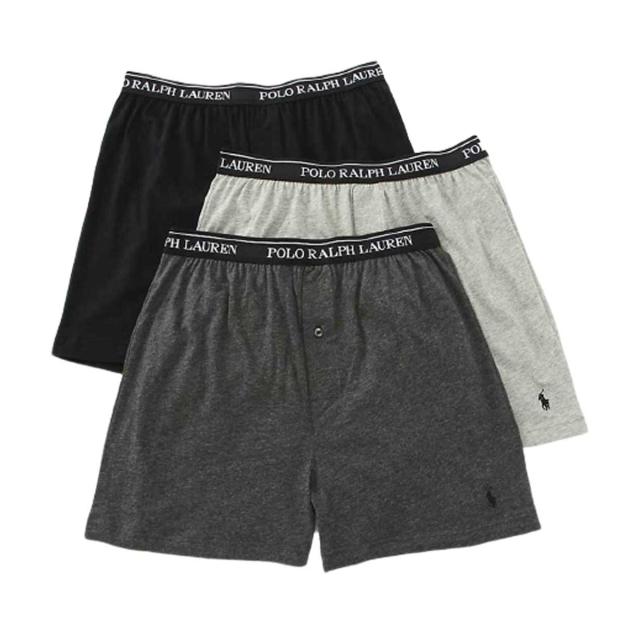 ラルフローレン Ralph Lauren ニットボクサー トランクス ロゴ 3枚セット お買い得 パック 下着 NCKBP3 9OD メンズ ボクサーパンツ メン