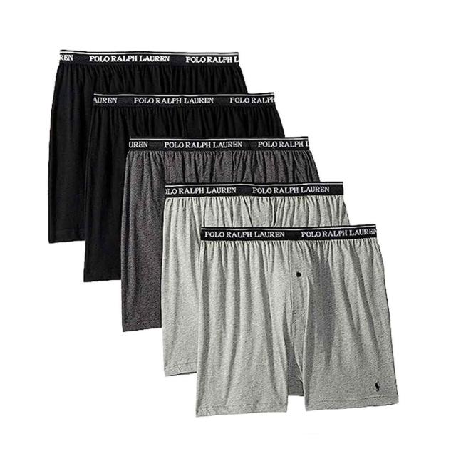 ラルフローレン Ralph Lauren ニットボクサー トランクス 5枚セット お買い得 パック 下着 NCKBP5 BQD メンズ ボクサーパンツ メンズ 5枚