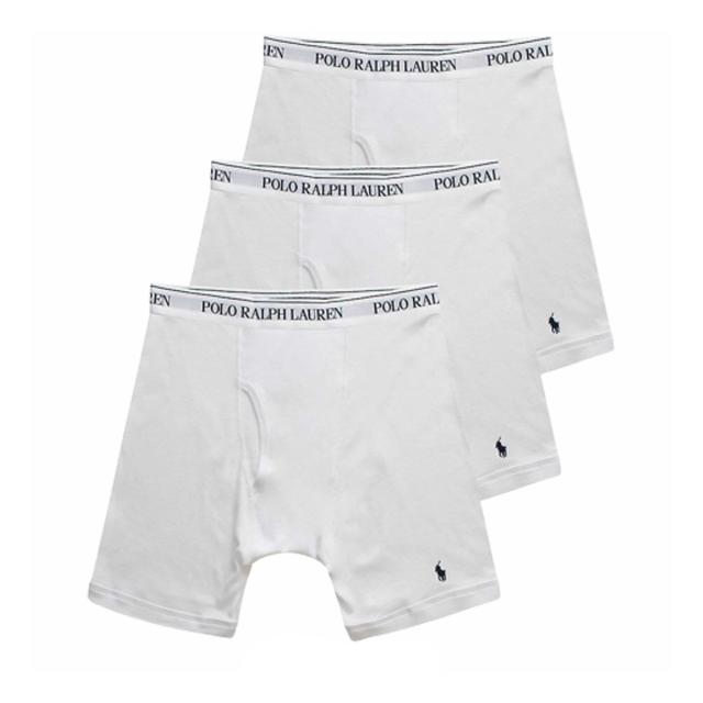 ポロ ラルフローレン POLO Ralph Lauren 肌着 ロング ボクサーパンツ 3枚セット お買い得 パック 下着 NCLBP3 WHD メンズ 3_ホワイト パ