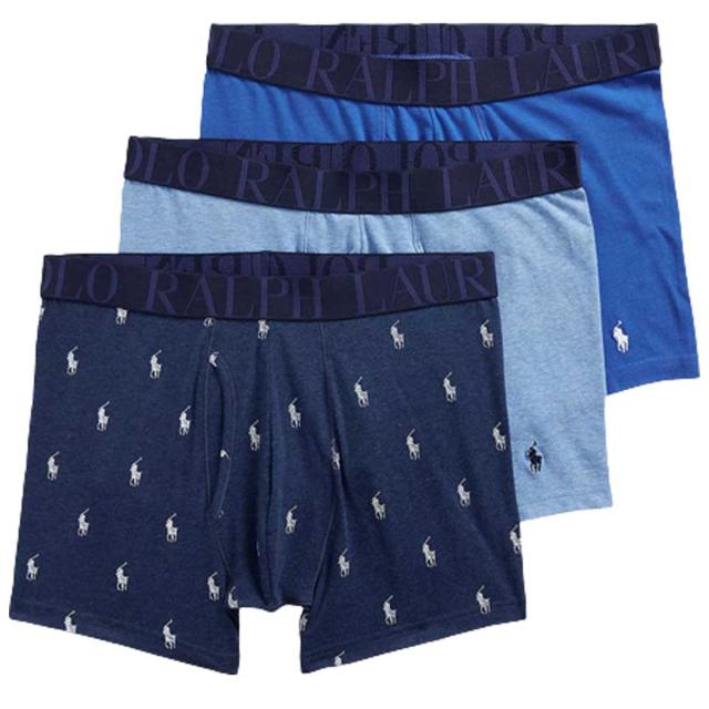 ポロ ラルフローレン POLO Ralph Lauren 肌着 ミドル ボクサーパンツ ストレッチ 3枚セット お買い得 パック 下着 NWBBP3 Q7Q メンズ パ