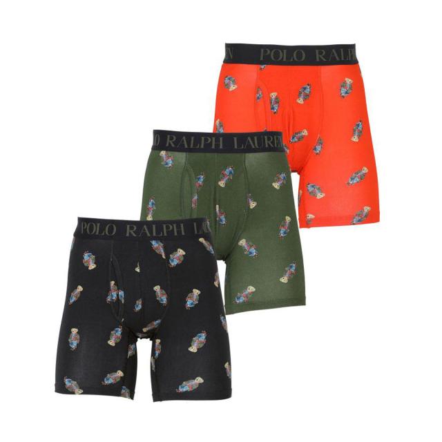 ポロ ラルフローレン POLO RALPH LAUREN ボクサーパンツ ボクサーブリーフ 3枚セット ギフト 下着 LFHBP3 A1V4 メンズ ボクサーパンツ メ