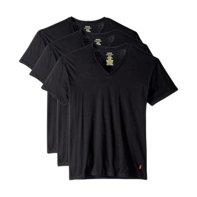 ポロ ラルフローレン POLO Ralph Lauren Tシャツ Vネック クラシックフィット 半袖 3枚組 アソート インナー 肌着 下着 NCVNP3 PBD ブラ