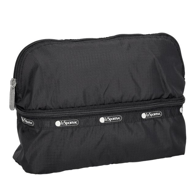 レスポートサック LeSportsac ポーチ マルチポーチ 3955 c509 ブラック 無地 ロゴ 柄 マルチポーチ 小物入れ 軽い 大きめ 収納力 プレゼ