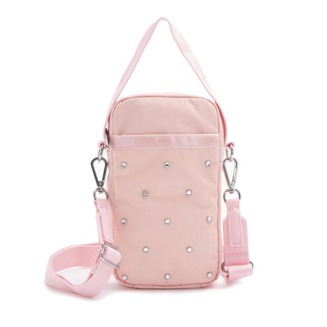 レスポートサック LeSportsac スマートフォンバッグ 6728 C394 MINI PHONE W STONES ミニフォンウィズストーン BIJOU PINK ピンクポシェ