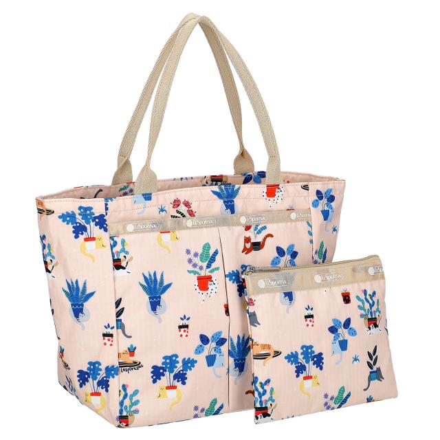 レスポートサック LeSportsac バッグ トートバッグ 7470 F645 SMALL EVERYGIRL TOTE COMFY CATS ライトピンク系マルチ レスポ トート 柄