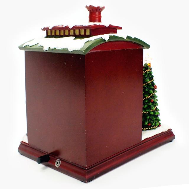 ローマン ミュージカルサンタトレインショップ オルゴール クリスマス 30038 インテリア 雑貨 電池 ギフト プレゼント Roman ミュージカルサンタトレインショップ オルゴール クリスマス インテリア 雑貨 贈り物 プレゼント ギフト Xmas ライト 電池_2