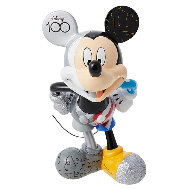 Disney100 ロメロ ブリット Romero Britto Disney by Britto ミッキー ポップ フィギュア 置物 インテリア 6013200 100周年記念 限定ディ